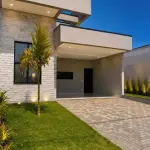 Casa Térrea de Alto Padrão em Paulínia – Fachada Imponente, 3 Suítes e Lazer Privativo com Jacuzzi